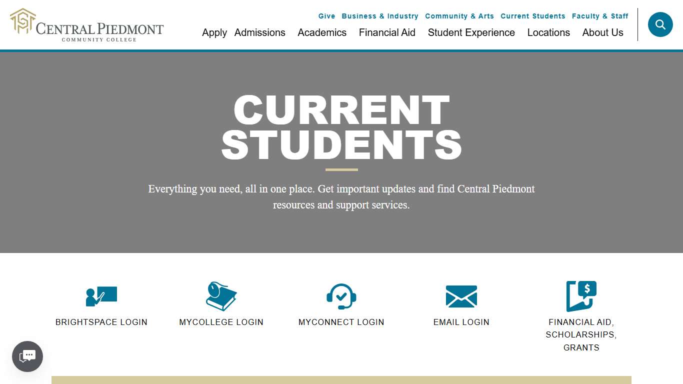 Current Students Central Piedmont